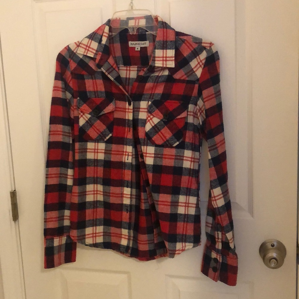 Warm buffalo check flannel